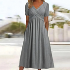 Women's Classic Occasion Midi Dress – Flowy Day-to-Night Dress