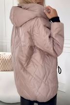 Women's Quilted Winter Jacket – Lightweight Hooded Puffer Jacket