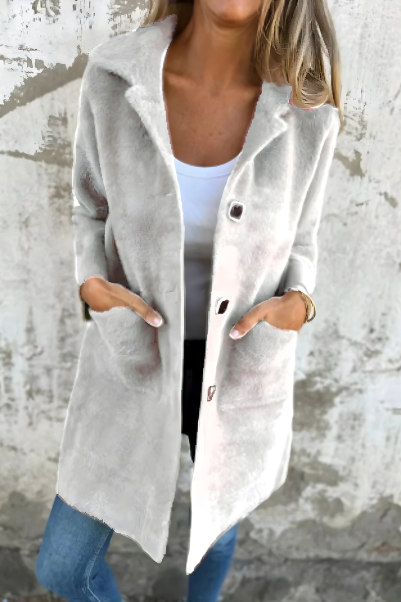 Women's Thick Autumn Coat – Tailored Cold Weather Overcoat