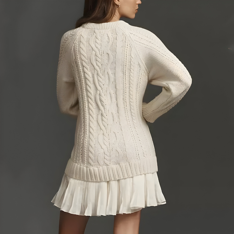 Women's Relaxed Oversized Sweater – Long Sleeve Knit Pullover