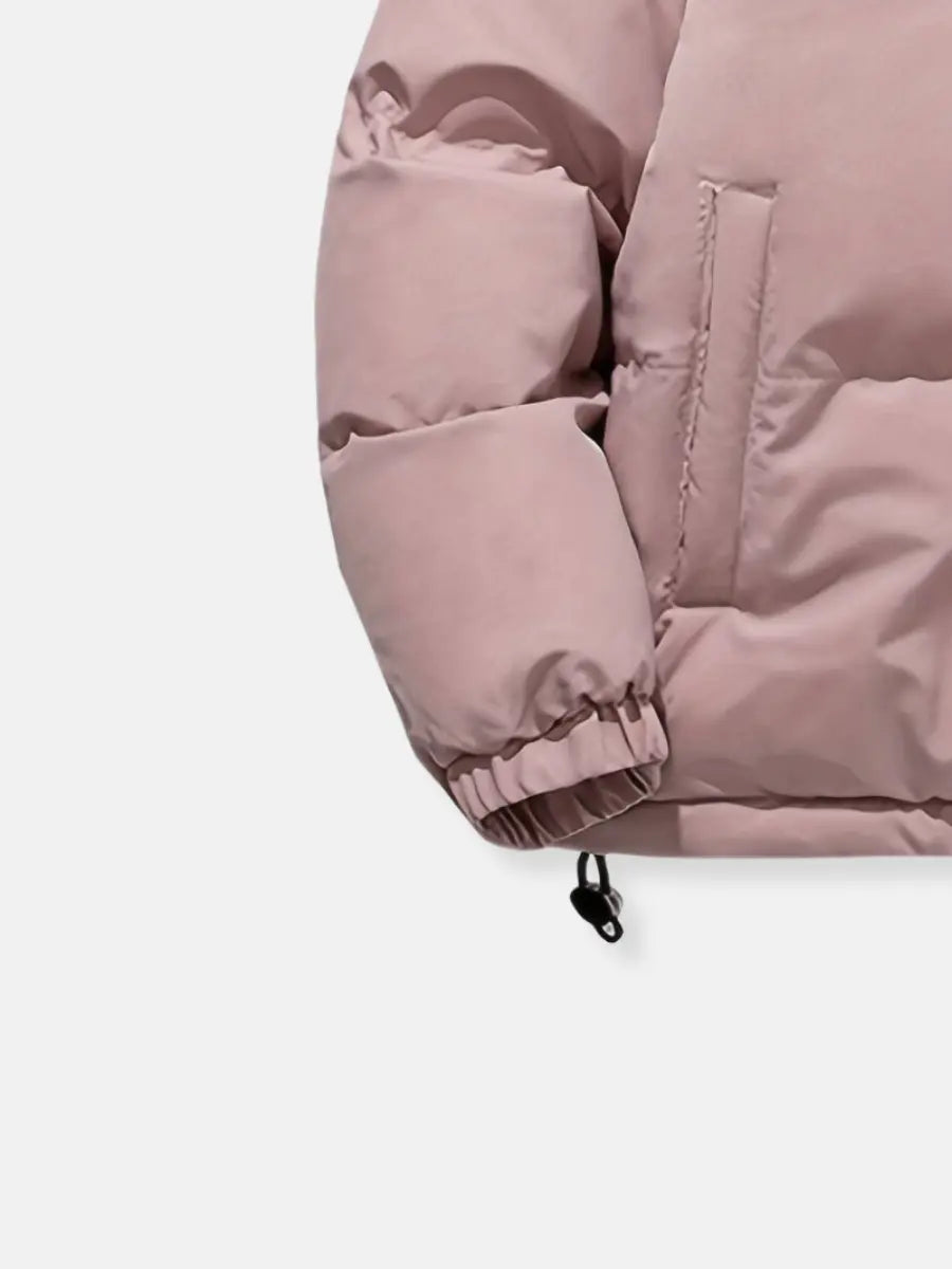 Women's Fleece Lined Winter Jacket – Hooded Zip Coat