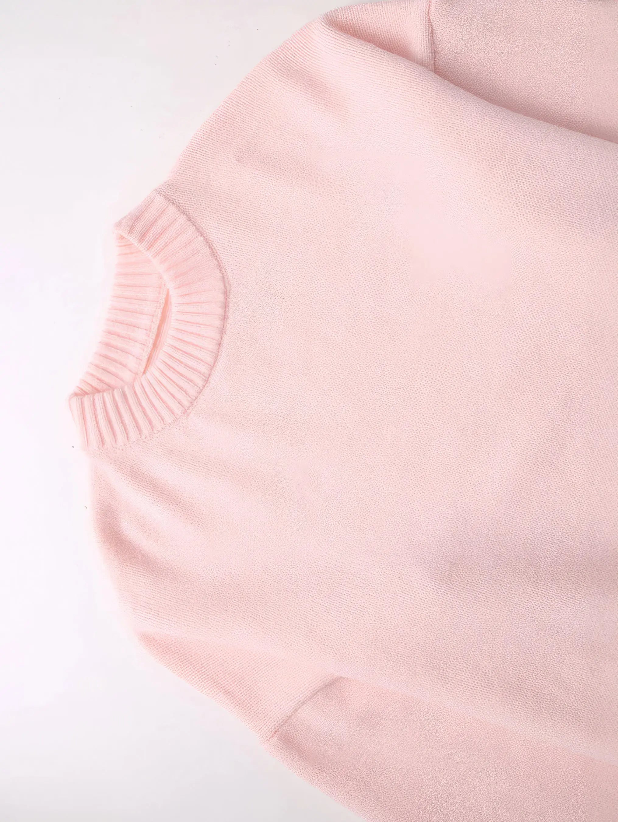 Women's Oversized Crew Neck Sweater – Long Sleeve Knit Pullover