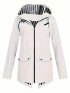 Women's Wind Resistant Hooded Jacket – Lightweight Outdoor Windbreaker