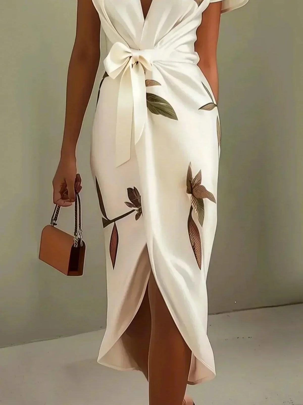 Women's Floral Occasion Dress – Flowy Feminine Day-to-Evening Dress
