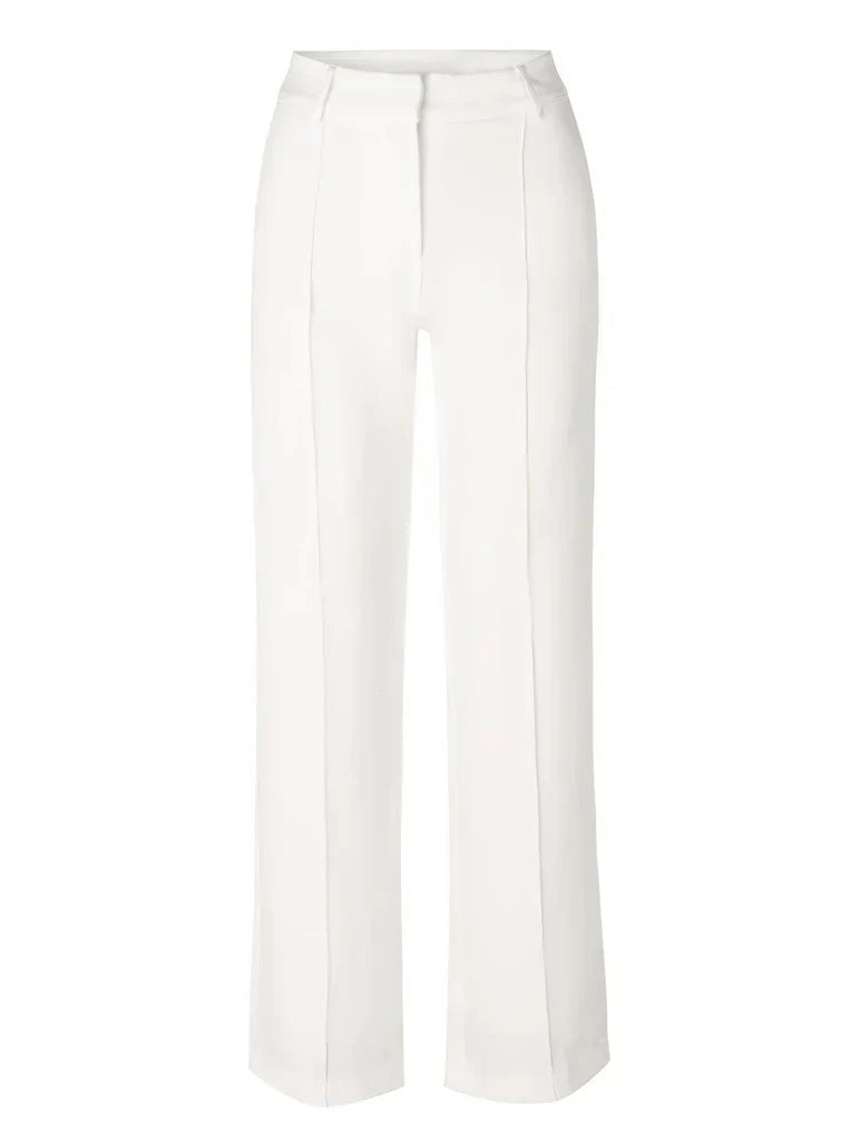 Women's Wide Leg Dress Pants – High Waist Tailored Fitted Waist Trousers