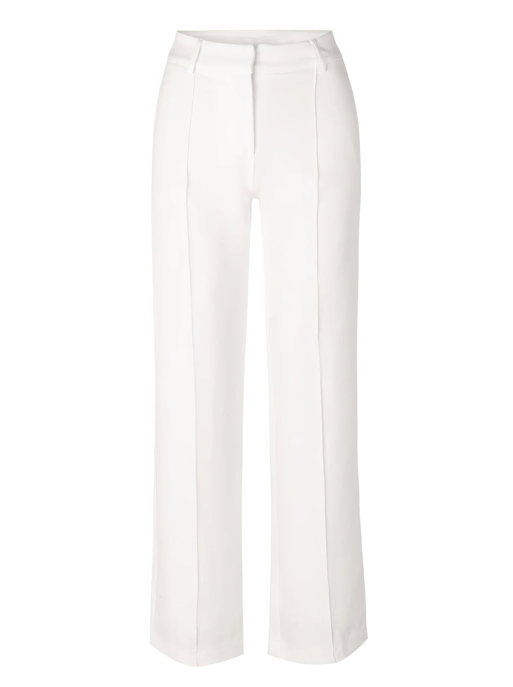 Women's High Waisted Office Trousers – Tailored Straight Leg Dress Pants