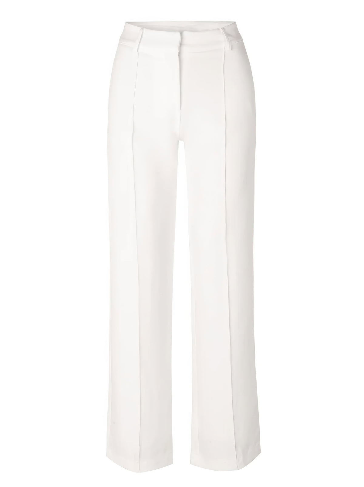 Women's High Waisted Office Trousers – Tailored Straight Leg Dress Pants