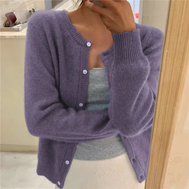 Women's Longline Knit Cardigan – Open Front Duster Cardigan