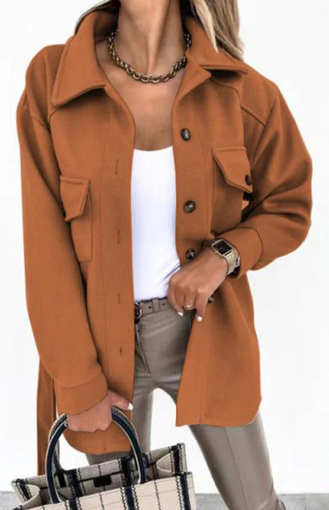 Women's Lightweight Summer Jacket – Relaxed Casual Outerwear
