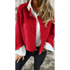 Women's Classic Tailored Coat – Structured Button Front Longline Coat