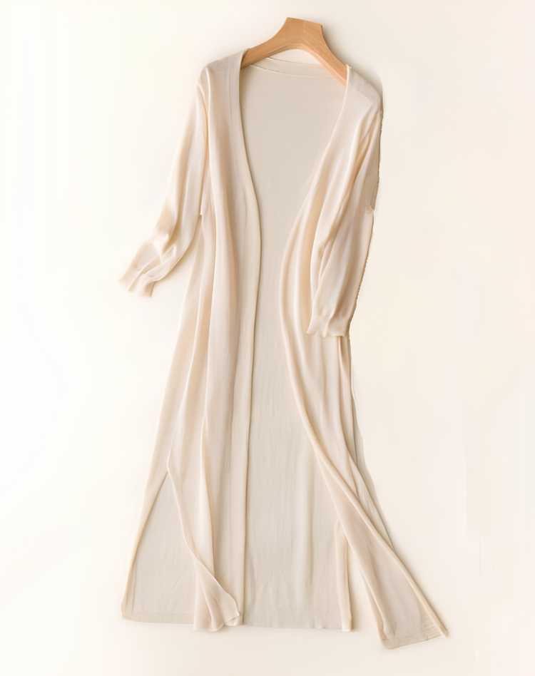 Women's Open Front Duster Cardigan – Long Soft Knit Cardigan