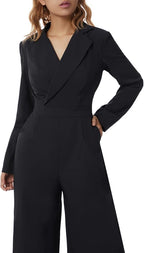 Alanah | Tailored Long Sleeve Jumpsuit