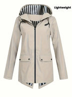 Women's Wind Resistant Hooded Jacket – Lightweight Outdoor Windbreaker