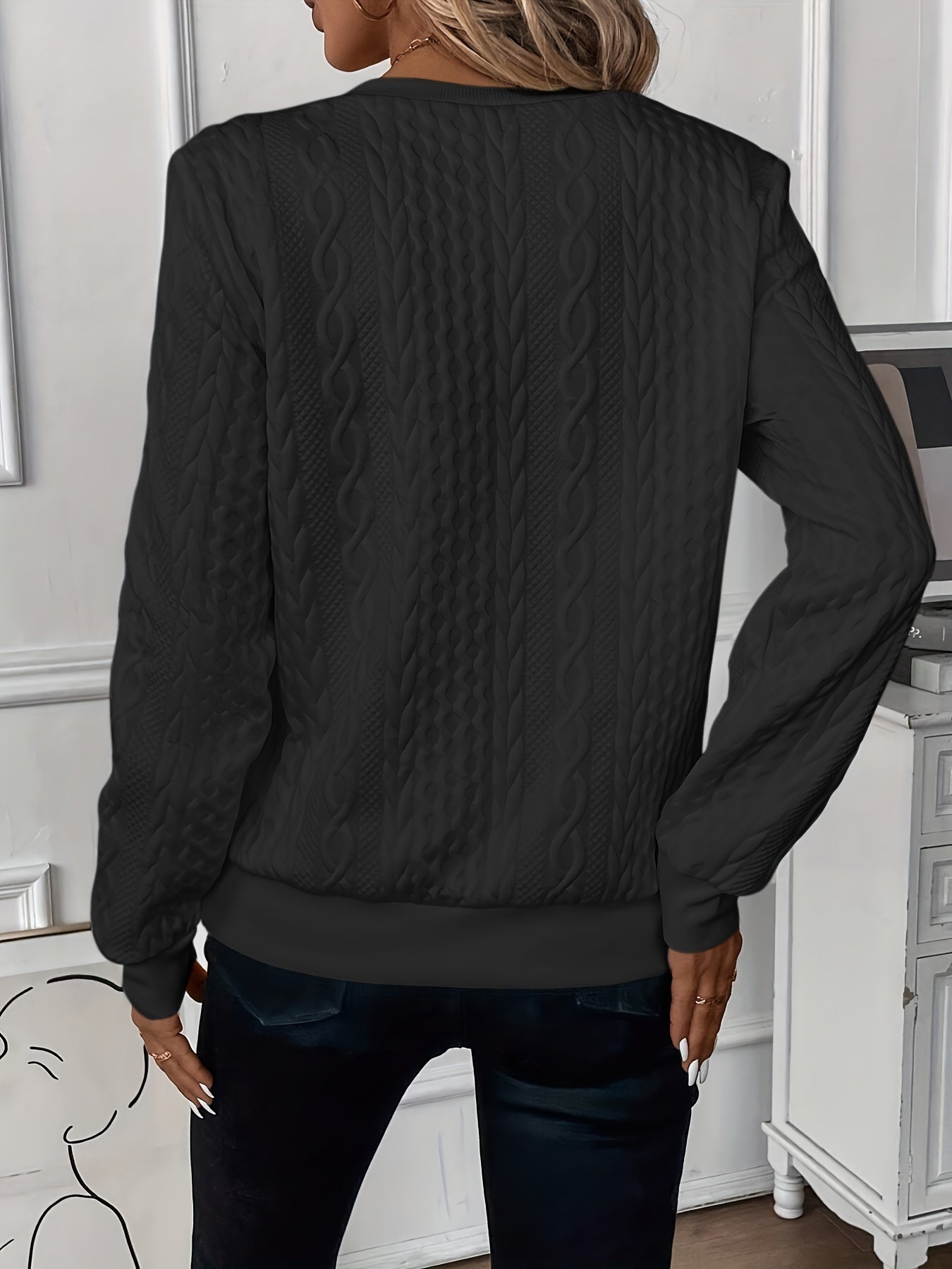 Women's High Neck Zip Sweater – Long Sleeve Zip Front Knit Pullover
