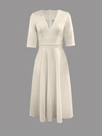 Women's Retro Swing A-Line Dress – Vintage Flared Party Dress