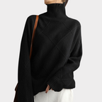 Women's Classic Turtleneck Sweater – High Neck Winter Knit Pullover