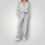 Women's Soft Knit Lounge Set – Relaxed Matching Two-Piece Outfit