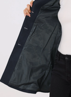 Alanah | Classic Button Coat with long sleeve and button closure