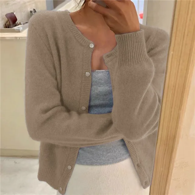 Women's Longline Knit Cardigan – Open Front Duster Cardigan