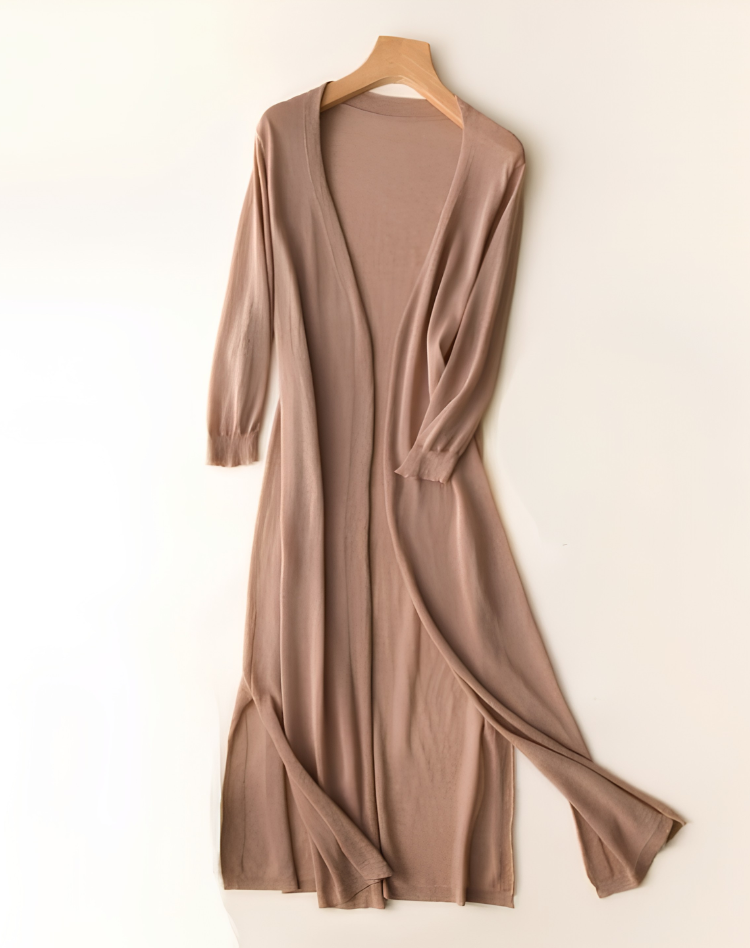 Women's Open Front Duster Cardigan – Long Soft Knit Cardigan