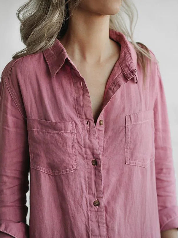 Women's Full Length Jumpsuit – Relaxed Long Sleeve Occasion Jumpsuit