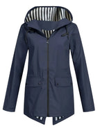 Women's Wind Resistant Hooded Jacket – Lightweight Outdoor Windbreaker