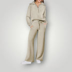 Women's Soft Knit Lounge Set – Relaxed Matching Two-Piece Outfit