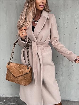 Women's Relaxed Winter Coat – Tailored Long Overcoat