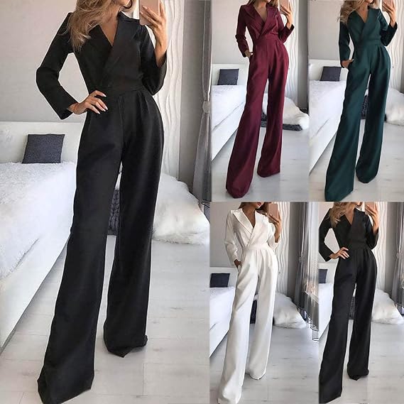 Alanah | Tailored Long Sleeve Jumpsuit