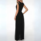 Women's Relaxed Occasion Jumpsuit – Sleeveless Flowy Wide Leg Jumpsuit