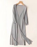 Women's Open Front Duster Cardigan – Long Soft Knit Cardigan