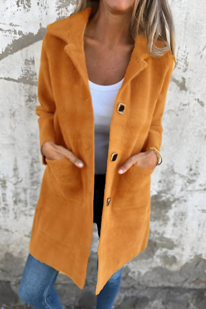 Women's Thick Autumn Coat – Tailored Cold Weather Overcoat