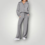 Women's Soft Knit Lounge Set – Relaxed Matching Two-Piece Outfit