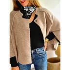 Women's Classic Tailored Coat – Structured Button Front Longline Coat