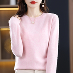 Women's Everyday Crew Neck Sweater – Soft Long Sleeve Knit Pullover