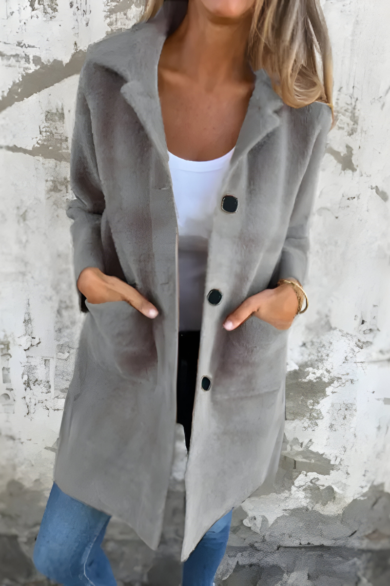 Women's Thick Autumn Coat – Tailored Cold Weather Overcoat
