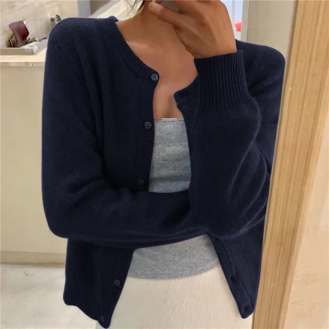 Women's Longline Knit Cardigan – Open Front Duster Cardigan