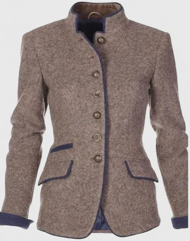 Women's Classic Tailored Cardigan – Button Front Long Sleeve Cardigan