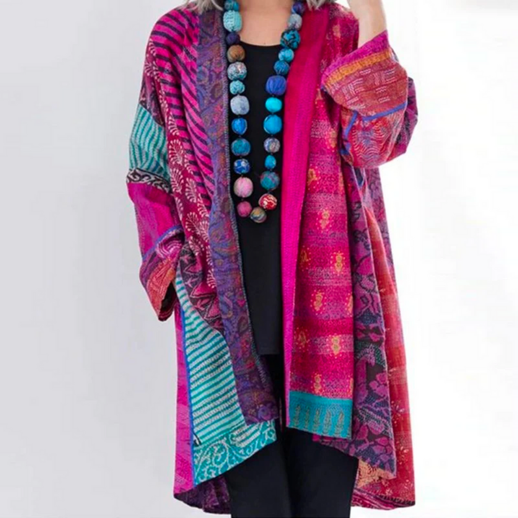 Women's Boho Duster Cardigan – Longline Open Front Cardigan