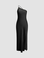Women's Wedding Guest Backless Dress – Sleeveless Formal Occasion Dress