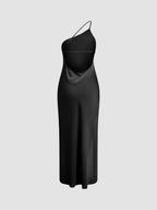 Women's Wedding Guest Backless Dress – Sleeveless Formal Occasion Dress