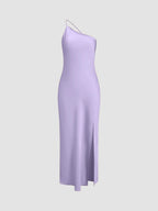 Women's Wedding Guest Backless Dress – Sleeveless Formal Occasion Dress