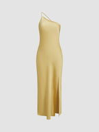 Women's Wedding Guest Backless Dress – Sleeveless Formal Occasion Dress