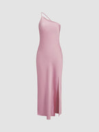 Women's Wedding Guest Backless Dress – Sleeveless Formal Occasion Dress