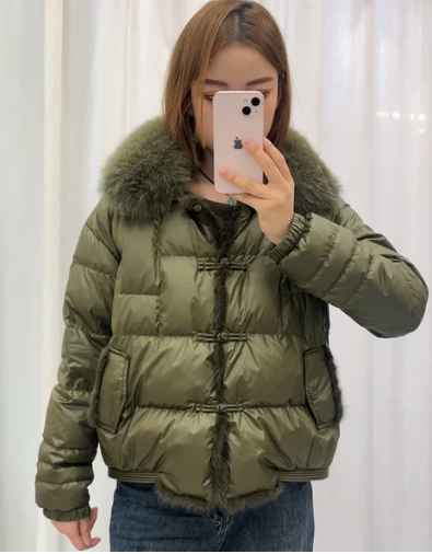 Women's Oversized Puffer Jacket – Relaxed Vintage Winter Jacket