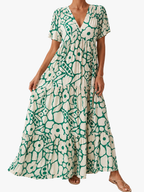 Women's Floral Summer Maxi Dress – Flowy Occasion Dress