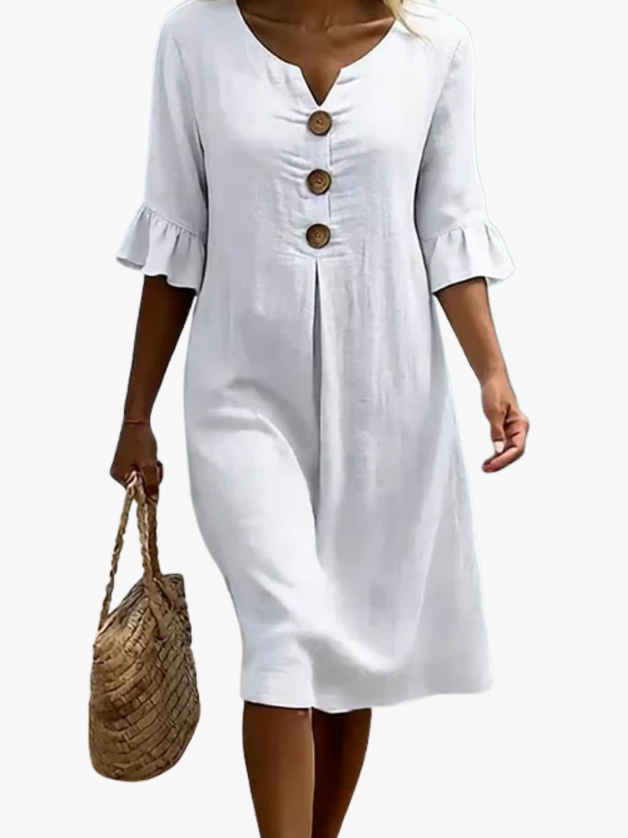 Women's Relaxed Everyday Dress – Flowy Day Dress