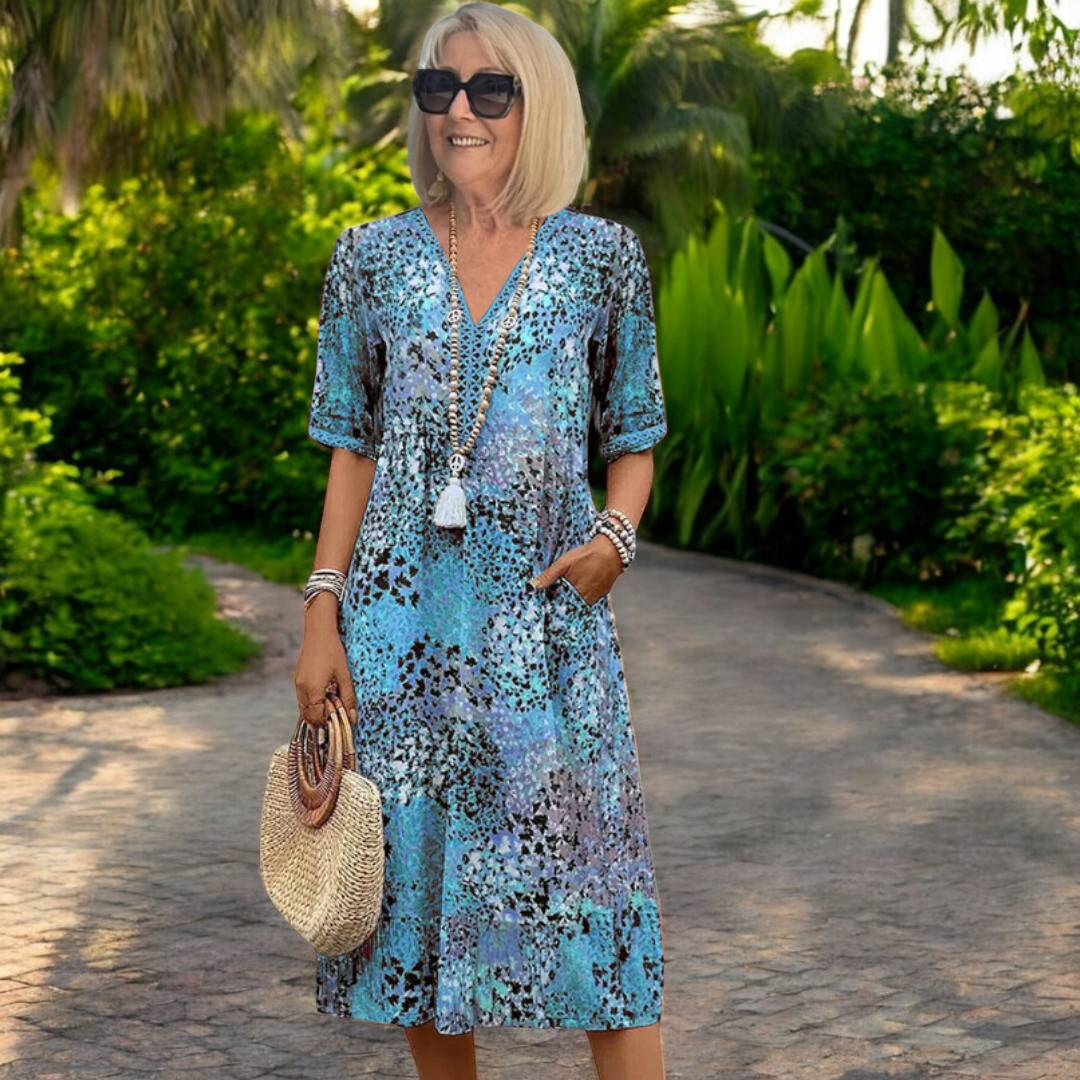 Women's Lightweight Summer Dress – Relaxed Flowy Day Dress