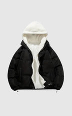 Women's Fleece Lined Winter Jacket – Hooded Zip Coat