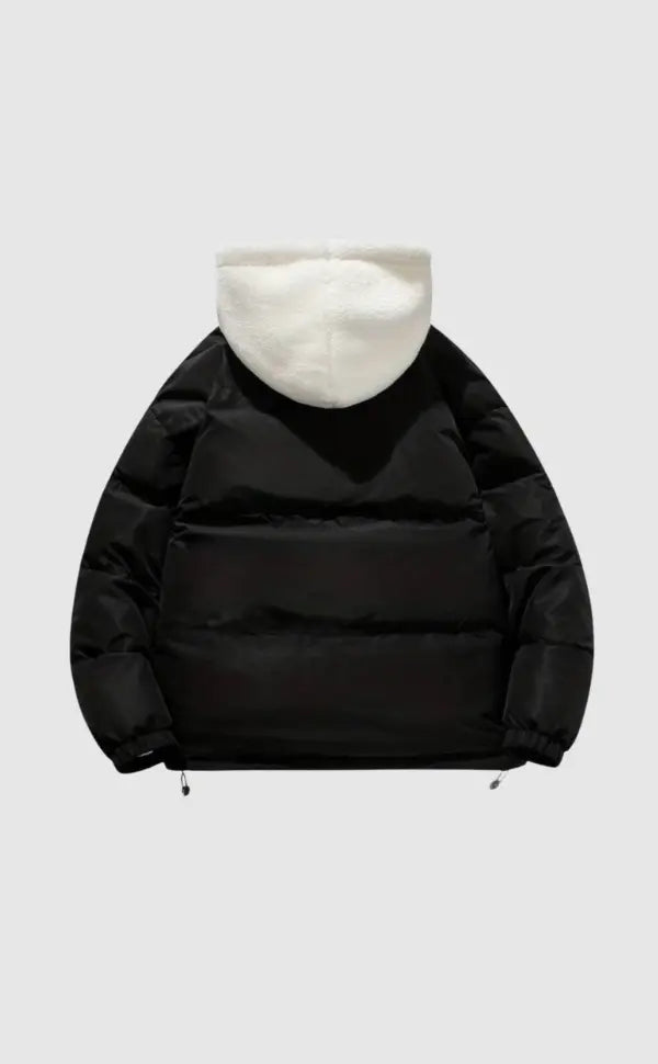 Women's Fleece Lined Winter Jacket – Hooded Zip Coat